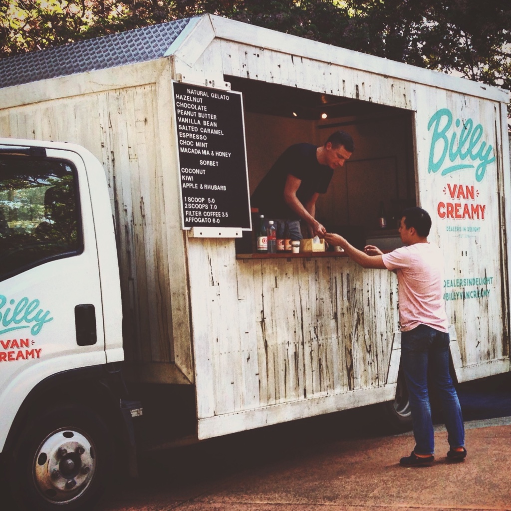 Billy Van Creamy at Monash University, Clayton